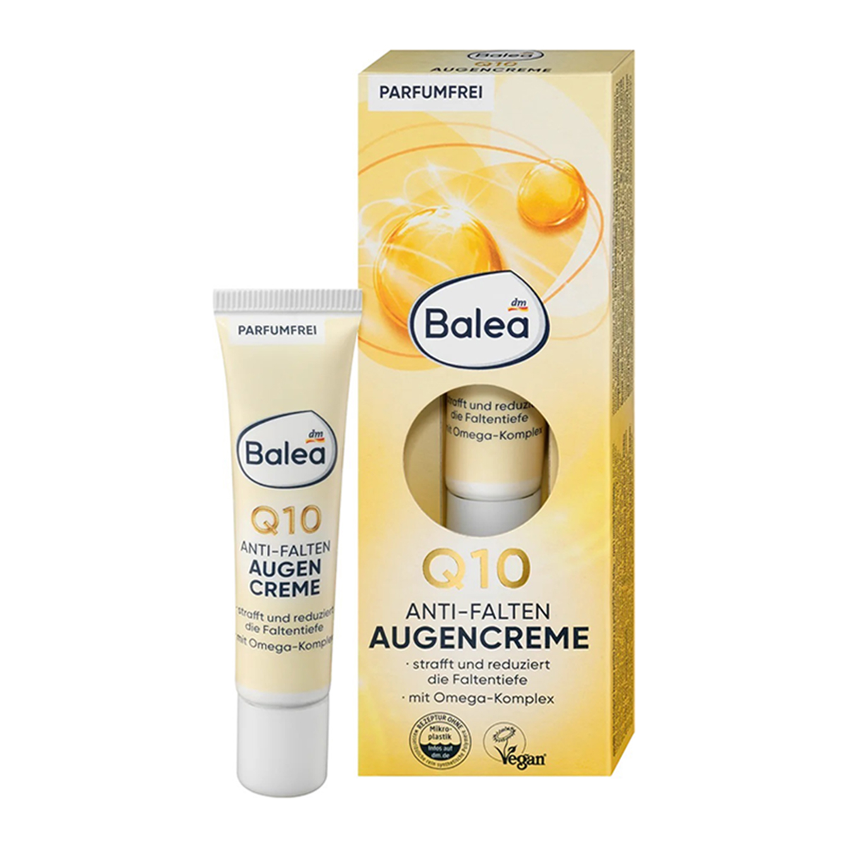 کرم دور چشم ضد چروک Balea Q10 ANTI-FALTEN AUGEN CREME