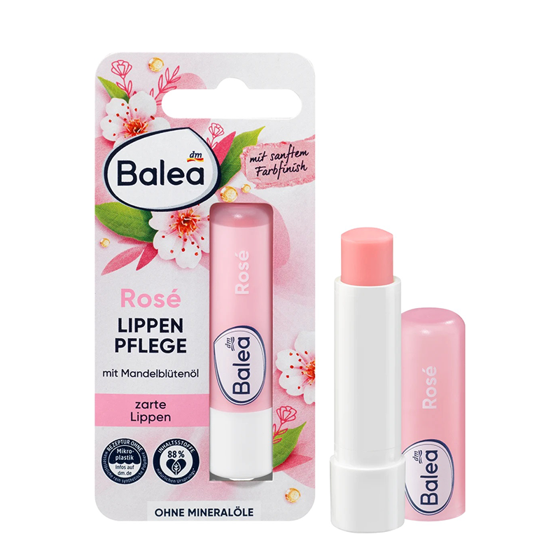 بالم لب با عطر شکوفه بادام BALEA ROSE LIPPEN PFLEGE