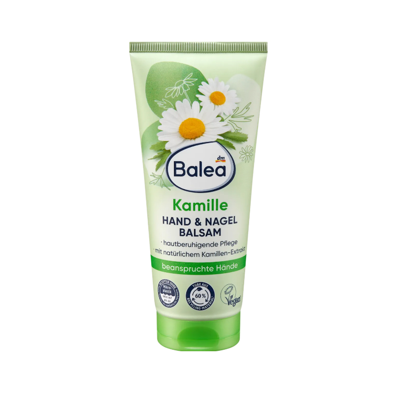 کرم مرطوب کننده دست و تقویت ناخن با عصاره بابونه Balea HAND & NAGEL BALSAM kamille