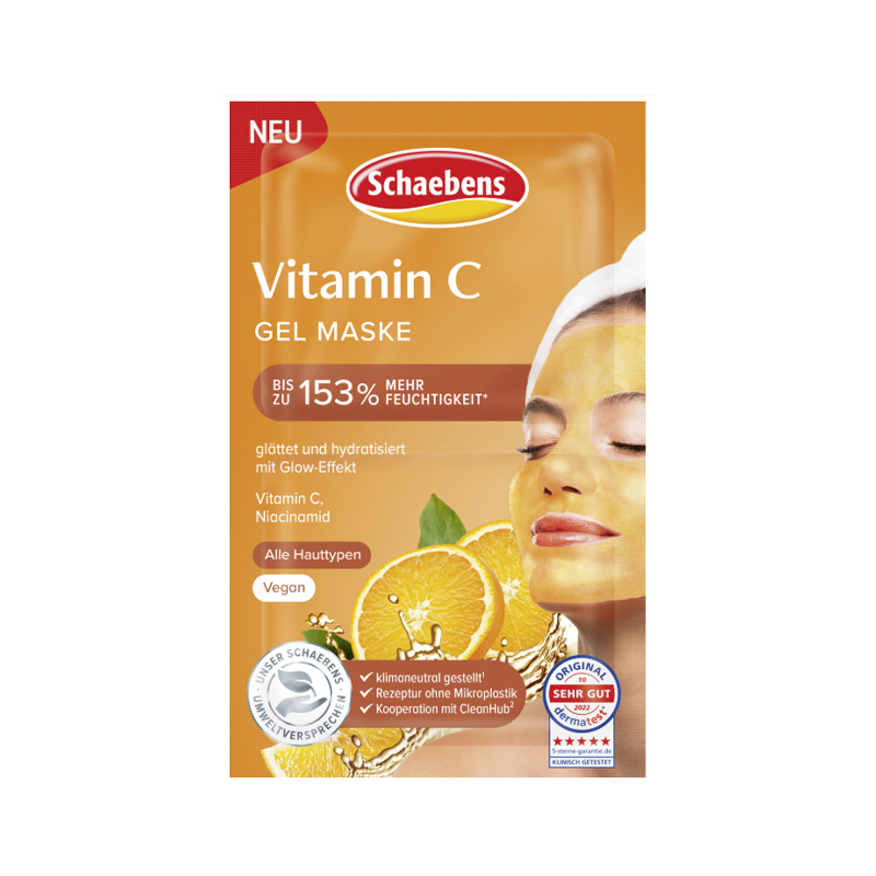 ماسک صورت ویتامین سی schaebens vitamin c gel maske