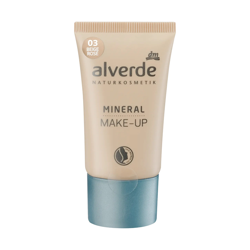 کرم پودر مات گیاهی رنگ بژ alverde mineral make up 03