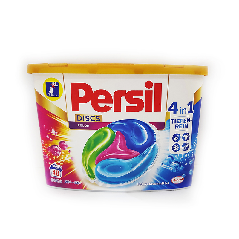 ژل قرص ماشین لباسشویی 48 عددی لباس های رنگی persil DISCS COLOR 4in1