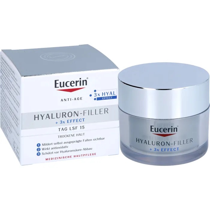 کرم ضد چروک و آبرسان مخصوص روز eucerin hyaluron-filler