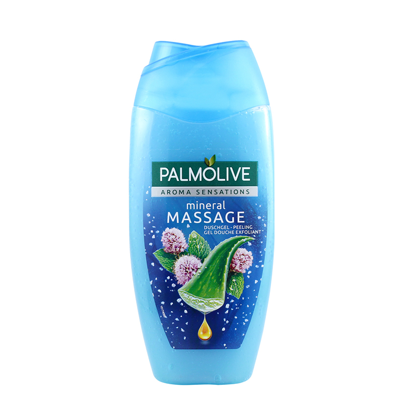 شامپو بدن ماساژ حاوی نعناع و  آلوئه ورا و نمک دریا PALMOLIVE  mineral