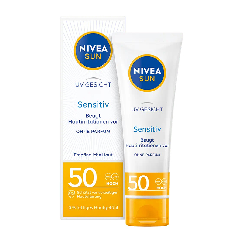 ضد آفتاب ضد حساسیت NIVEA SUN SENSITIVE SPF50 50ML