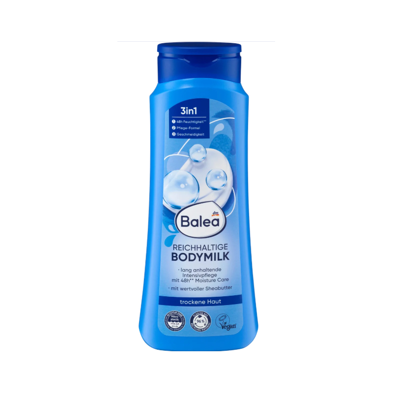 لوسیون بدن مخصوص پوست خشک  balea reichhaltige bodymilk 400ml