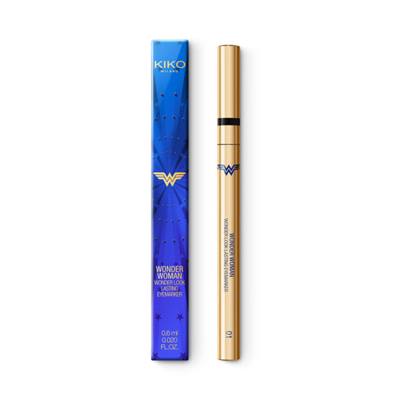 خط چشم ماژیکی مشکی KIKO MILANO WONDER WOMAN WONDER LOOK KASTING EYEMARKER 01