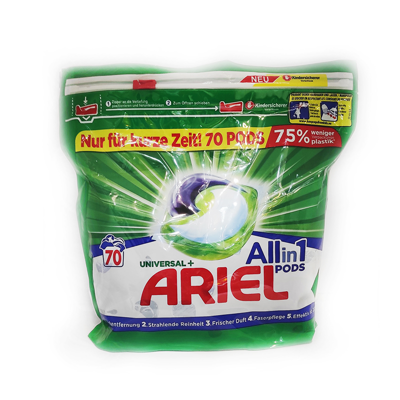 قرص ماشین لباس شویی  70 عددی ARIEL UNIVERSAL + All in 1 PODS