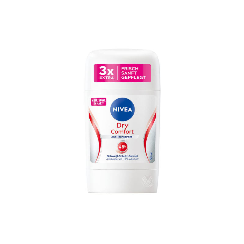 مام صابونی ضد تعریق بدون الکل NIVEA dry comfort 50ml