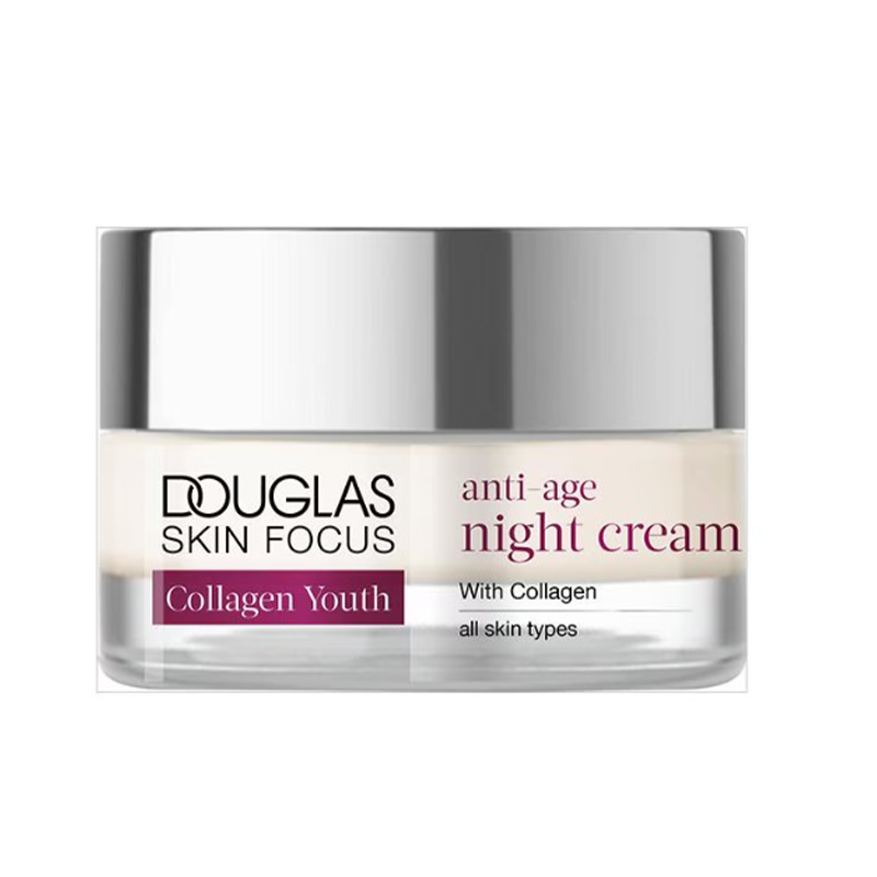 کرم شب ضد چروک حاوی کلاژن douglas collagen youth night cream 50ml