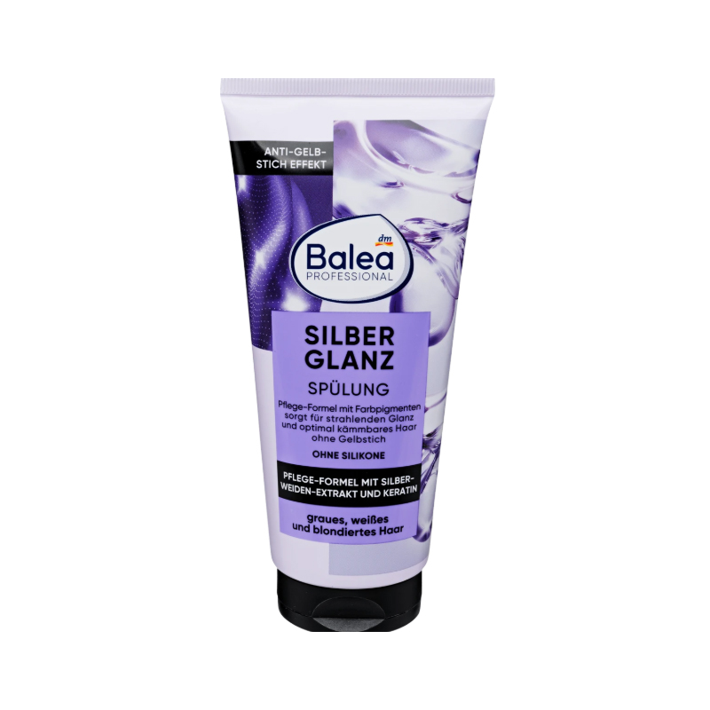 نرم کننده ضد زردی مو  balea professional silber glanz 200ml