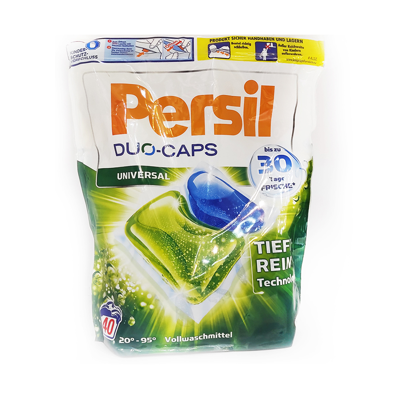 قرص ژل 40 عددی ماشین لباس شویی Persil DUO-CAPS UNIVERSAL