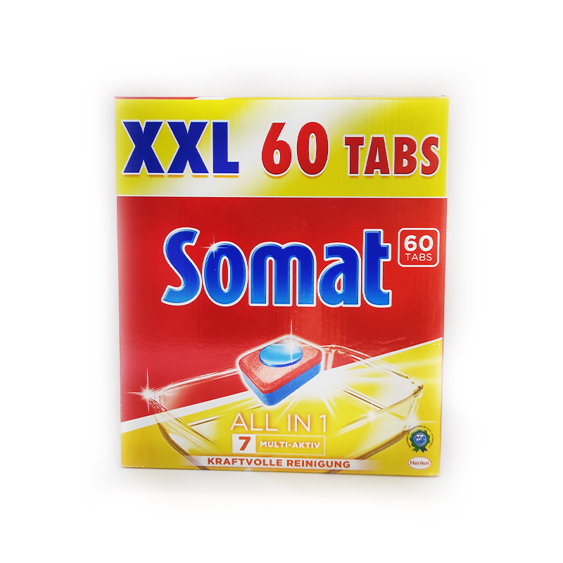 قرص ماشین ظرفشویی 60 عددی somat ALL IN 1 XXL