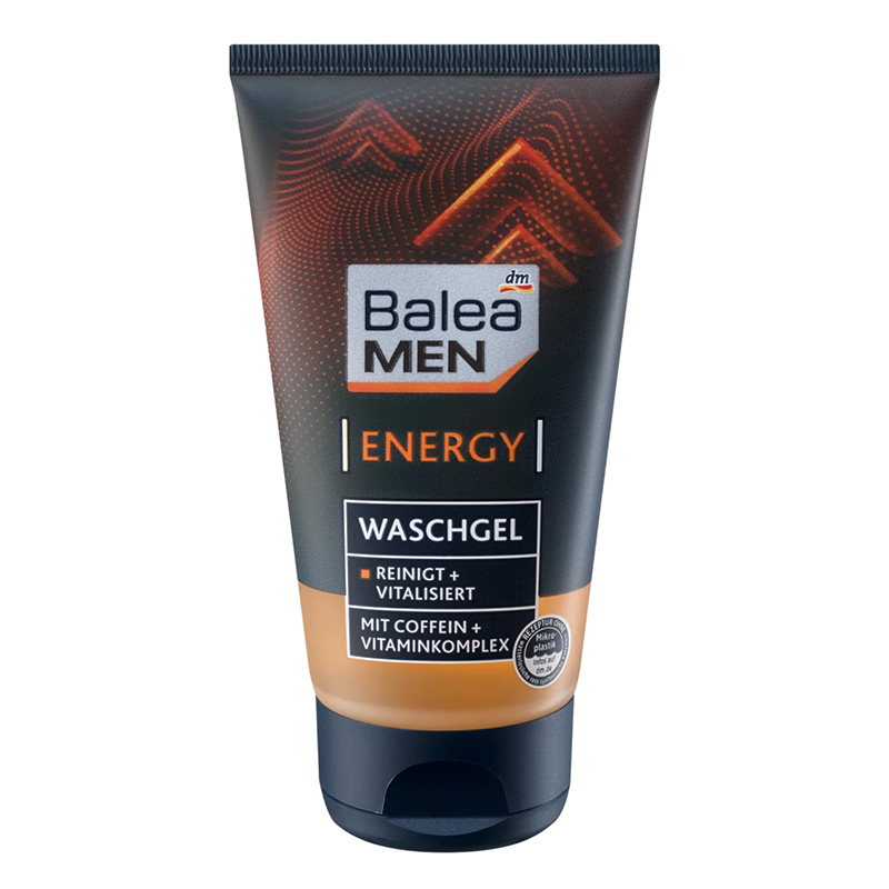 ژل شستشو صورت مخصوص آقایان حاوی کافئین و ویتامین کمپلکس balea men waschgel energy