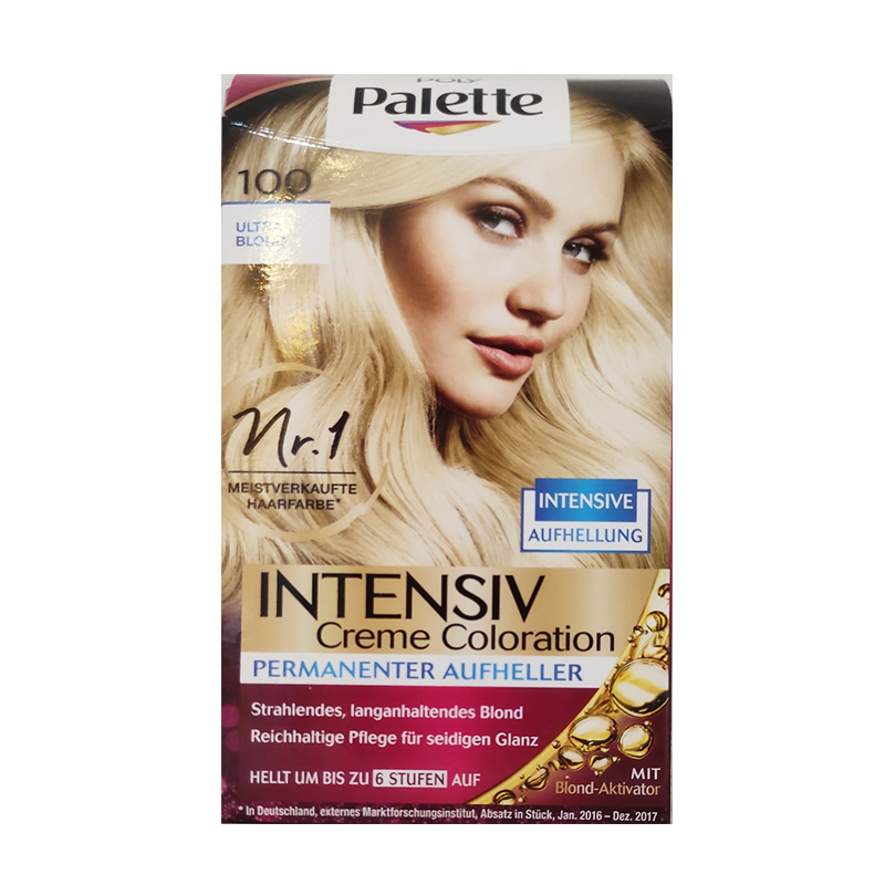 رنگ مو بلوند خیلی روشن شماره 100 Palette INTENSIV Crème Coloration