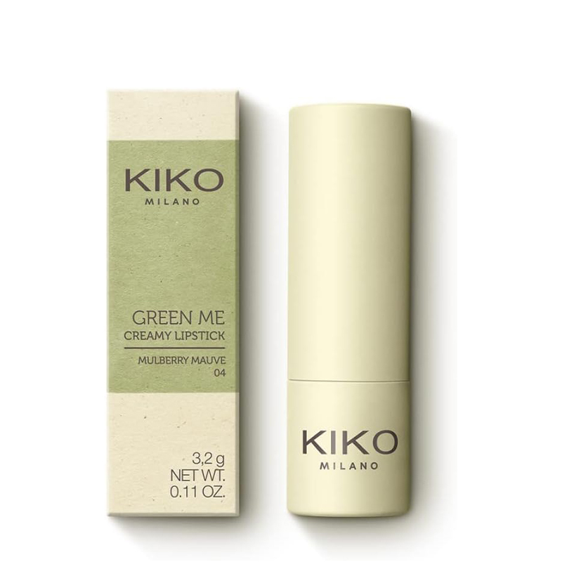 رژ لب گیاهی kiko miano green me lipstick04