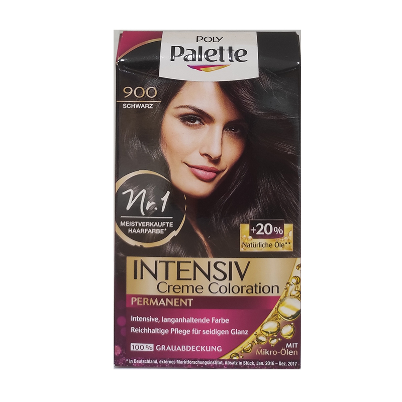 رنگ مو مشکی شماره 900 Palette INTENSIV Crème Coloration