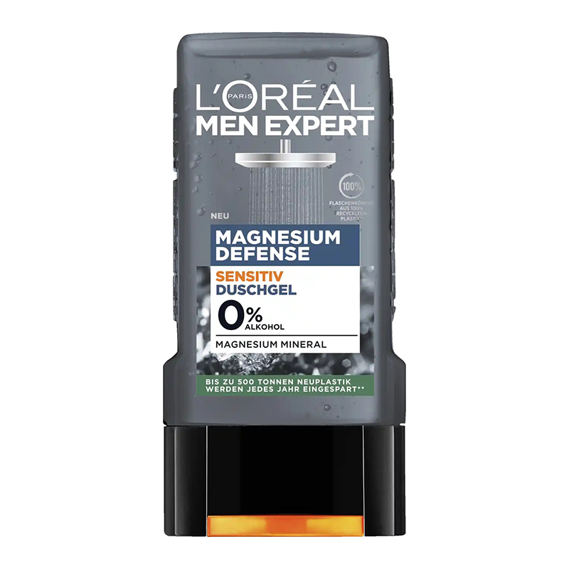 شامپو بدن ژلی فاقد الکل مخصوص پوست های حساس LOREAL MEN EXPERT SENSITIV