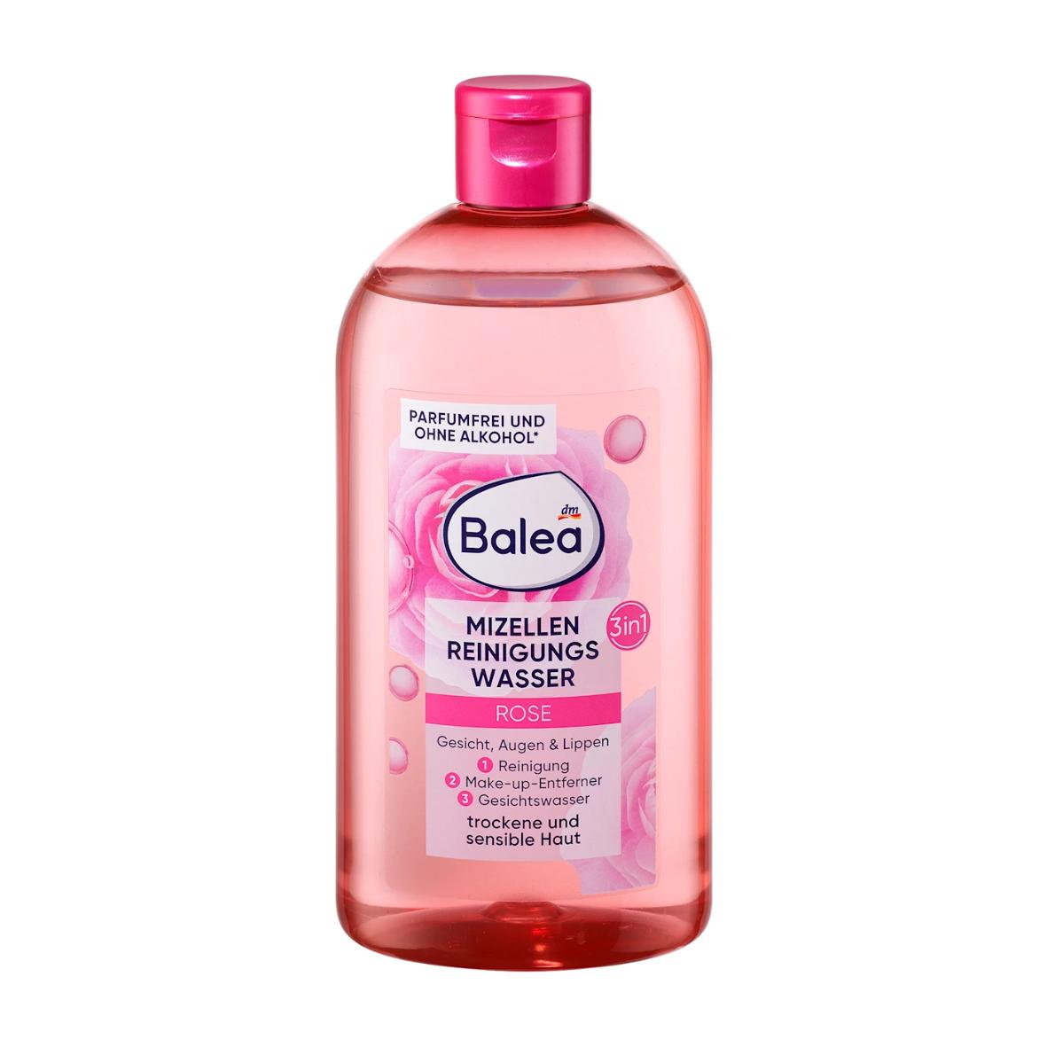 میسلار واتر پوست خشک و حساس balea MIZELLEN REINGUNGS WASSER ROSE 3in1