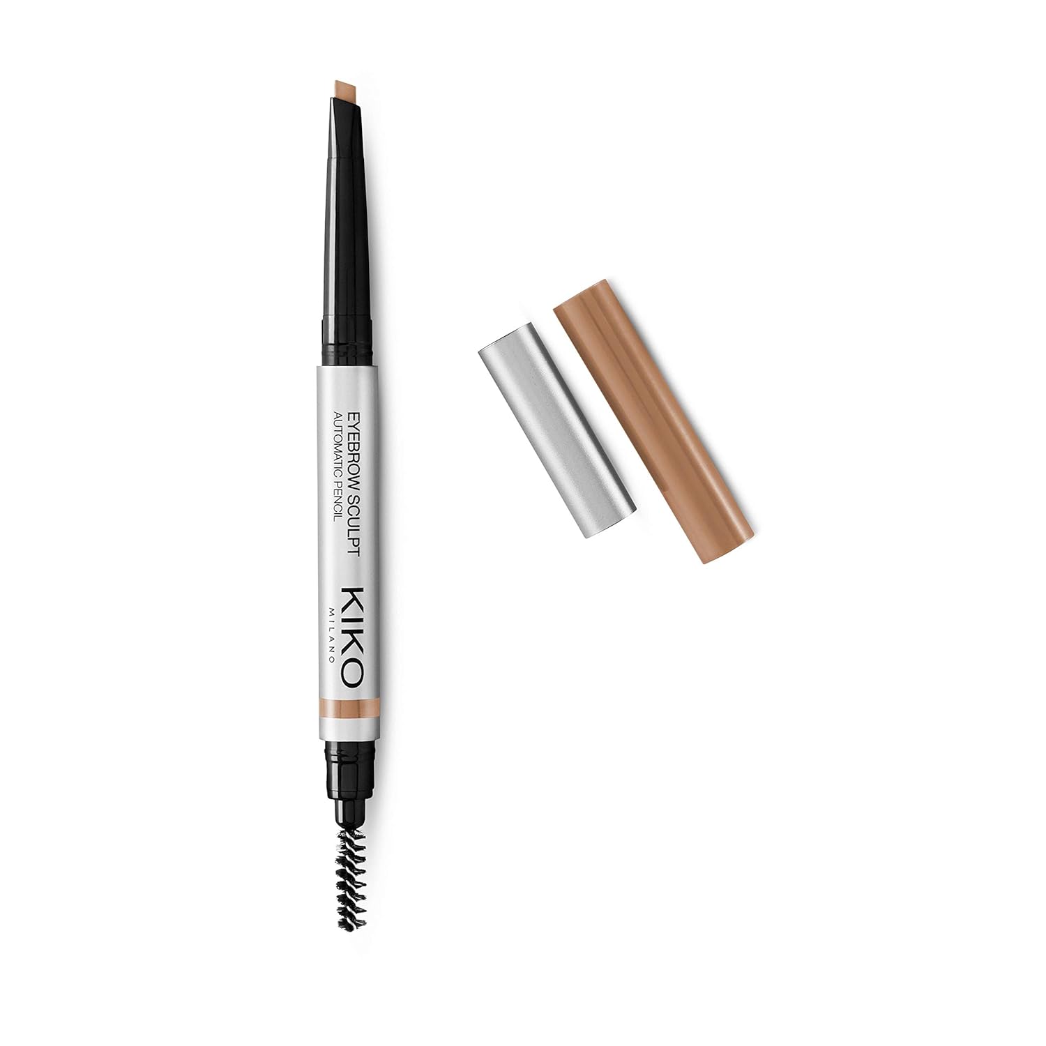 مداد ابرو اتوماتیک رنگ قهوه ای kiko milano eye brow pencil 02