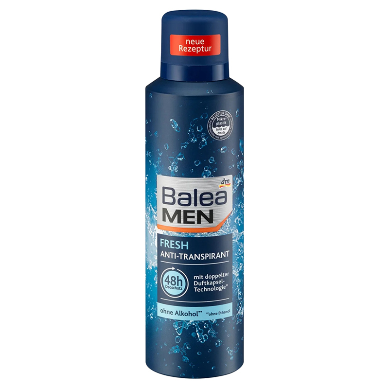 اسپری ضد تعریق بدن آقایان  Balea MEN FRESH 48h