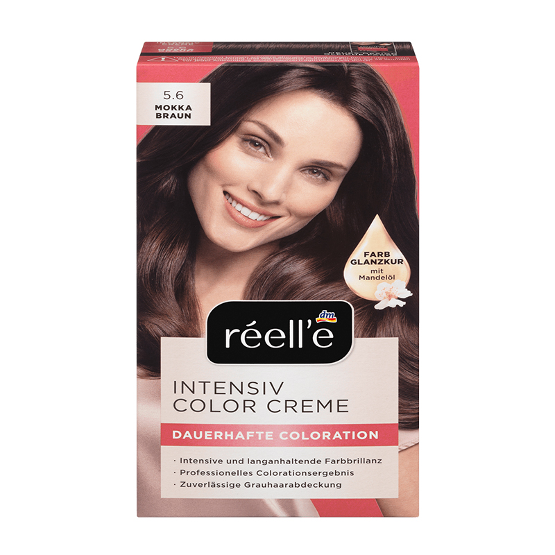 رنگ مو رنگ موکا قهوه ای reelle INTENSIV COLOR CREME 5.6