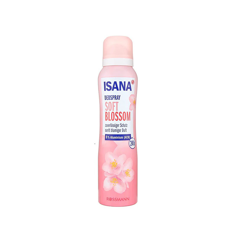 اسپری دئودورانت بانوان ISANA SOFT BLOSSOM 24h