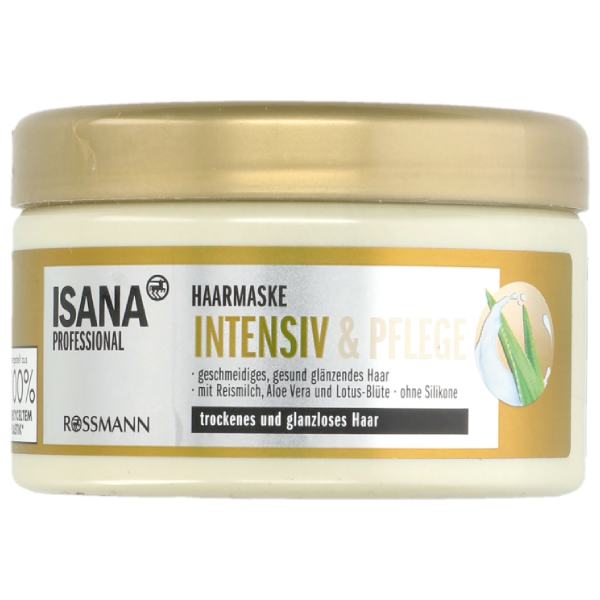 ماسک مو داخل حمام مناسب موهای خشک و آسیب دیده isana haar maske intensiv&pflege