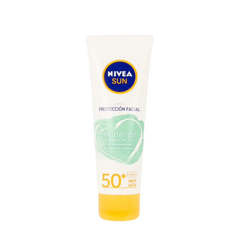 ضد آفتاب مینرال حاوی آلوئه ورا و انتی اکسیدان NIVEA MINERAL PROTECTION UV 50+ 50ML