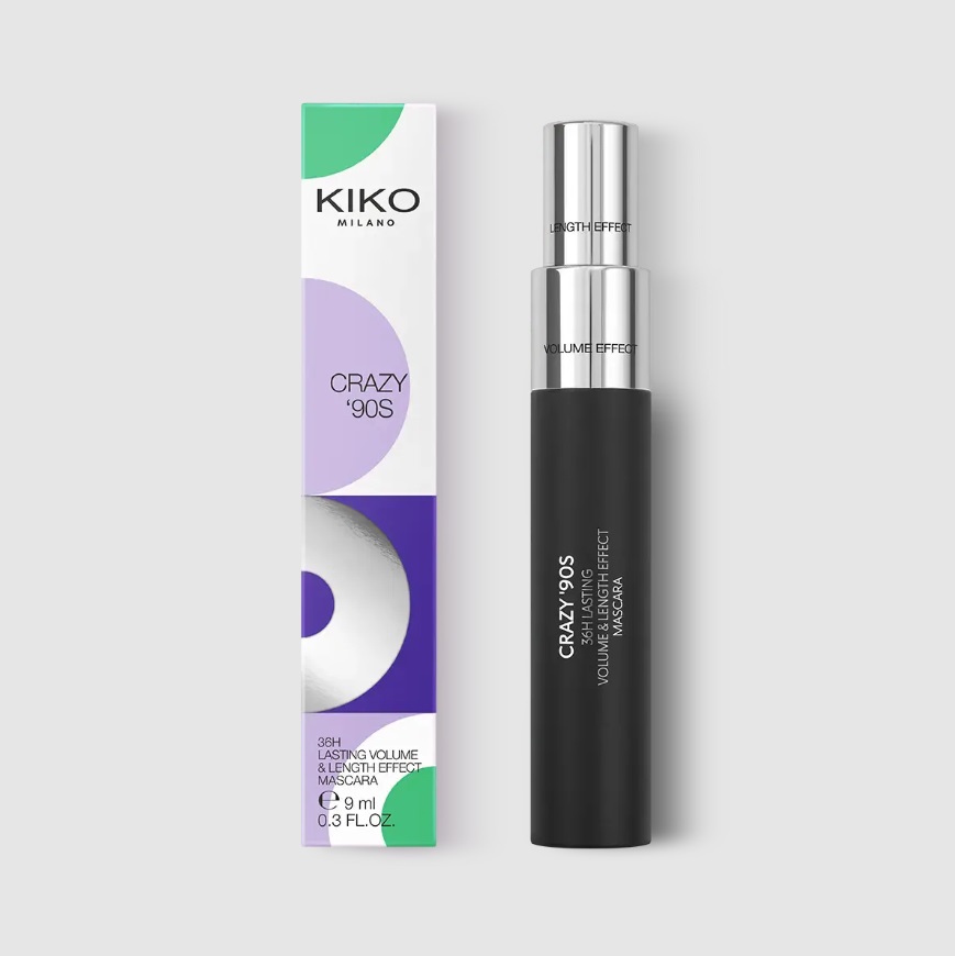 ریمل حجم دهنده و بلند کننده با ماندگاری 36 ساعته kiko mascara 36h lasting volume