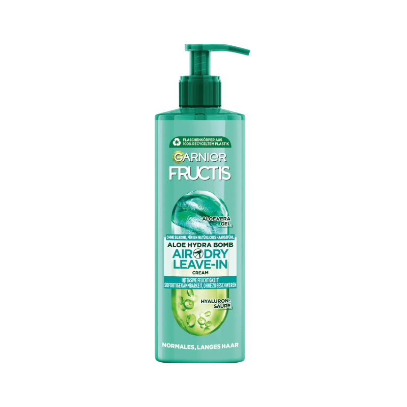کرم مو حاوی هیالورون garnier fructis aloe hydra bomb 400ml