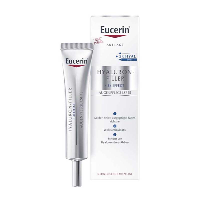 کرم دور چشم Eucerin HYALURON-FILLER + 3X EFFECT