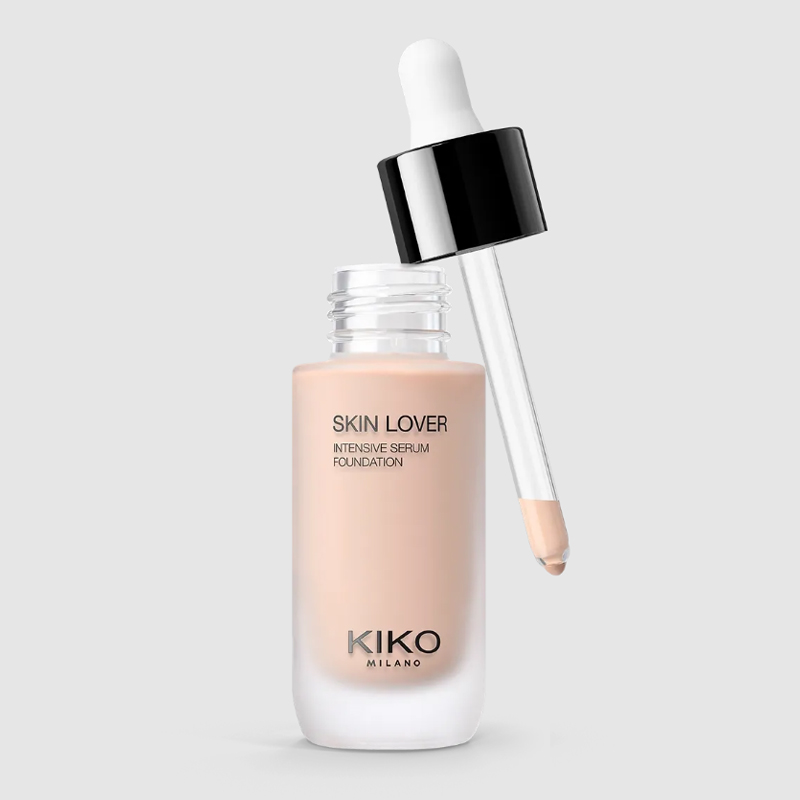 کرم پودر kiko milano skin lover intensive serum 1CR
