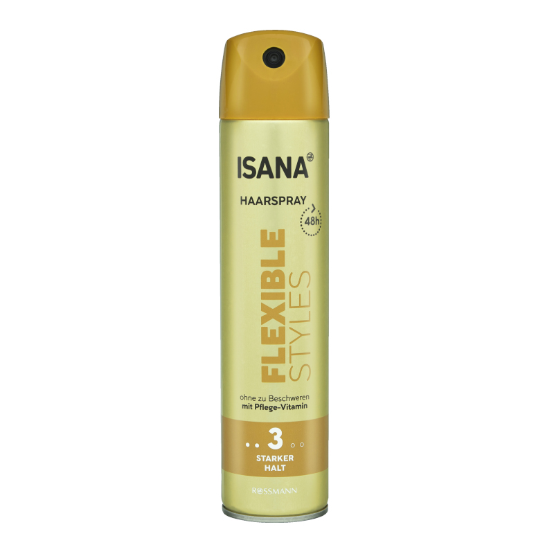 اسپری مخصوص استایل مو isana haarspray flexible styles