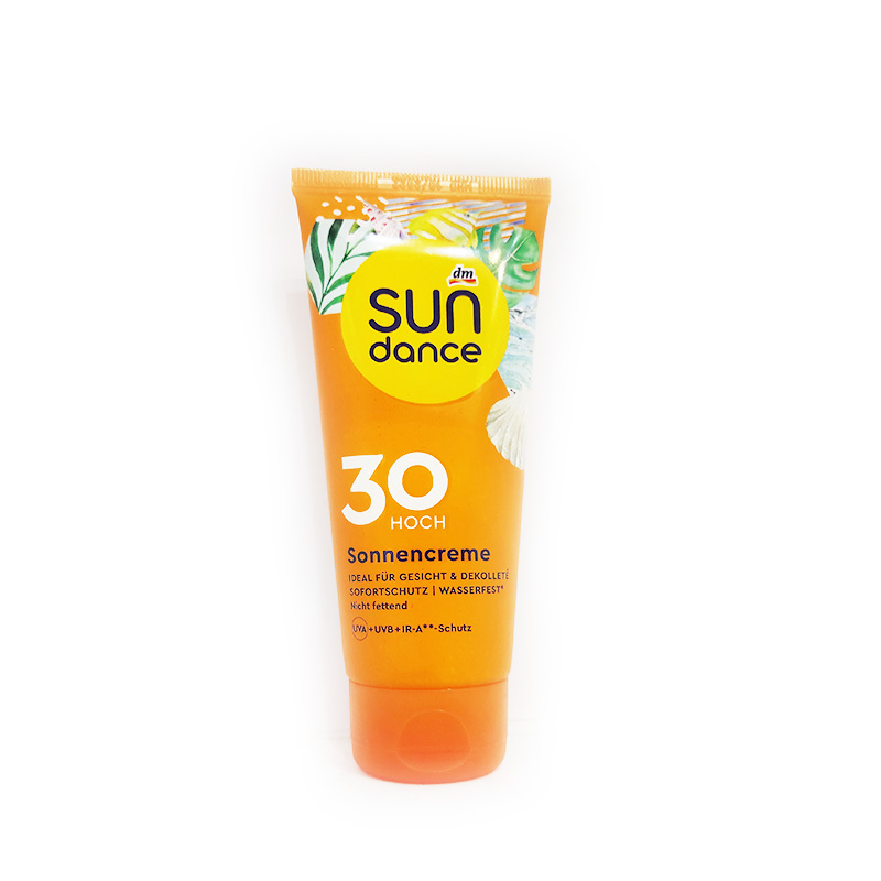 کرم ضدآفتاب فاقد چربی و ضدآب با spf30 و بی رنگ sundance sonnen crème