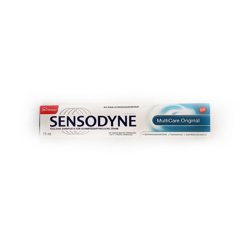 خمیر دندان 24 ساعته جلوگیری از پوسیدگی دندان و لثه و ضد حساسیت به درد  SENSODYNE Multi care Original