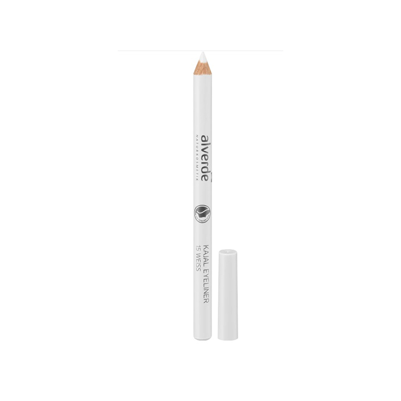 مداد چشم رنگ سفید گیاهی ALVERDE EYE LINER 15