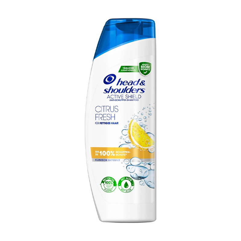 شامپو ضد شوره و خنک کننده مخصوص موهای چرب head&shoulders Citrus fresh 300ml