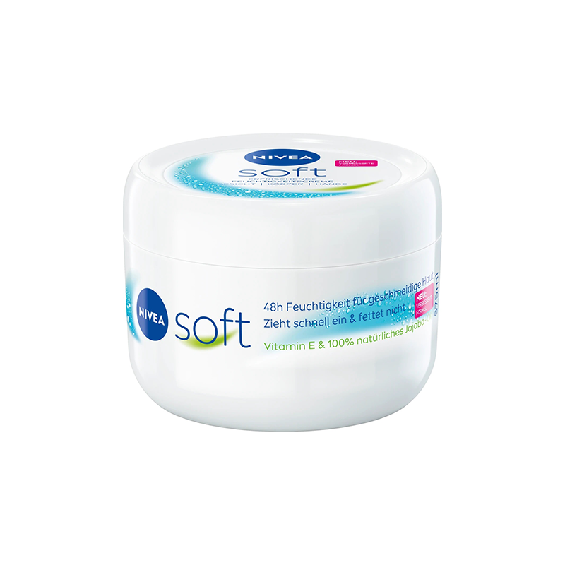 کرم مرطوب کننده دست و صورت کاسه ای NIVEA SOFT 100ML