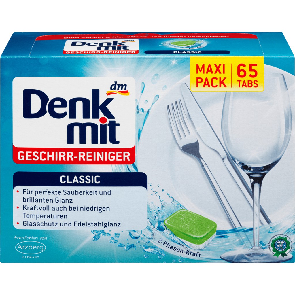 قرص ماشین ظرفشویی 65 عددی Denk mit CLASSIC