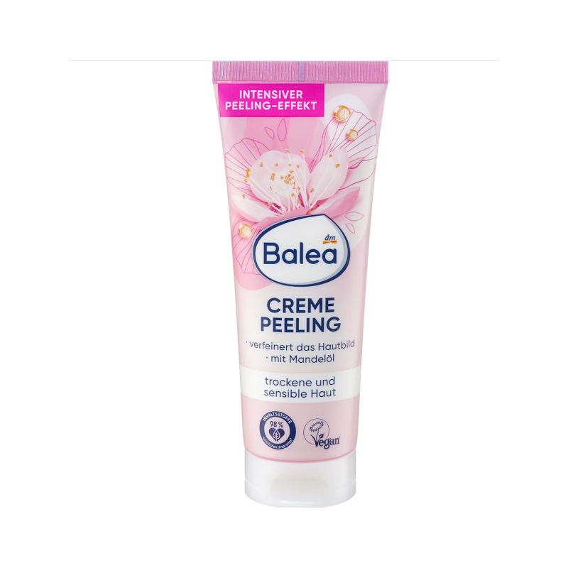 کرم لایه بردار صورت مخصوص پوست های خشک و حساس balea crème peeling trockene und sensible haut