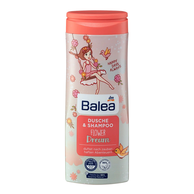 شامپو بچگانه سر و بدن  BALEA DUSCHE & SHAMPOO FLOWER DREAM