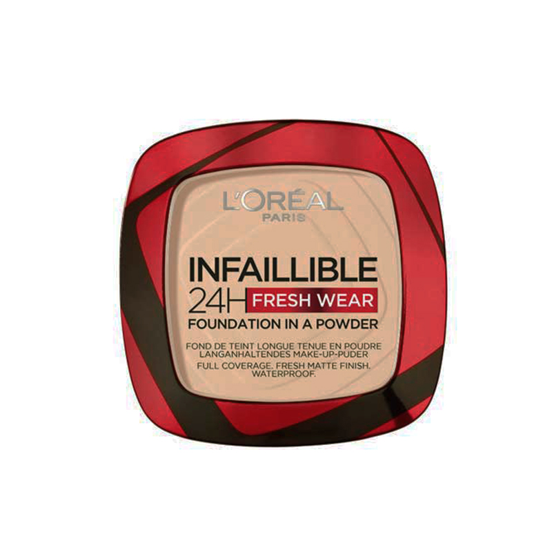 پنکیک با پوشانندگی عالی و ماندگاری 24 ساعته و ضد آب loreal infaillible 130