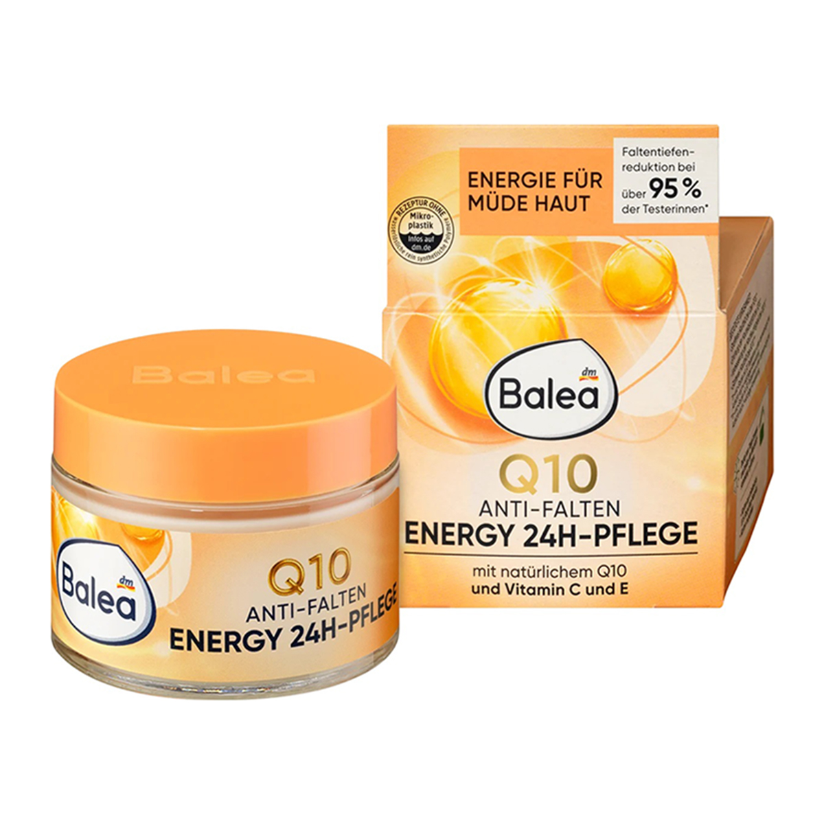 کرم ضد چروک حاوی ویتامین سی و ی  Balea Q10 ANTI-FALTEN ENERGY 24H-PFLEGE