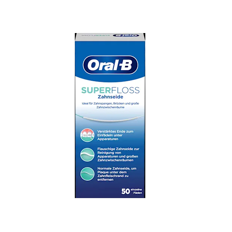 نخ دندان ارتودنسی  Oral-b superfloss zahnseide