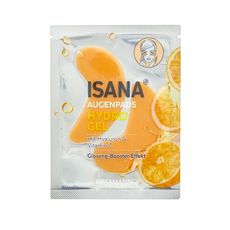 پچ زیر چشم حاوی هیالورون و ویتامین سی isana hydrogel