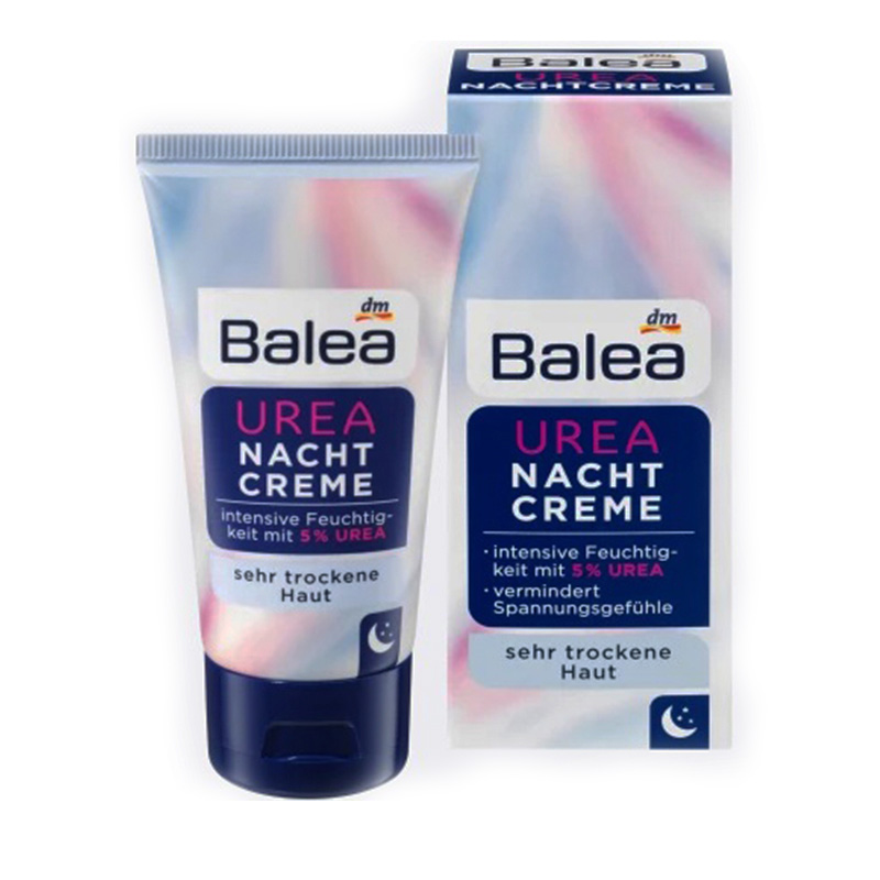 کرم مرطوب کننده شب صورت پوست خشک و حساس حاوی اوره  Balea UREA NACHT CREME