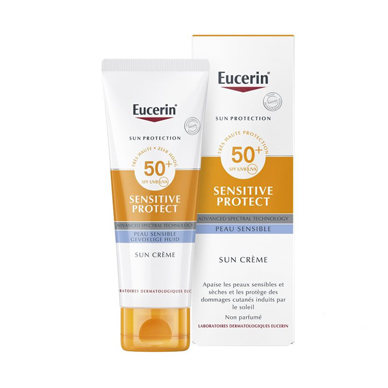 ضدآفتاب مخصوص پوست های حساس Eucerin sensitive protect spf+50