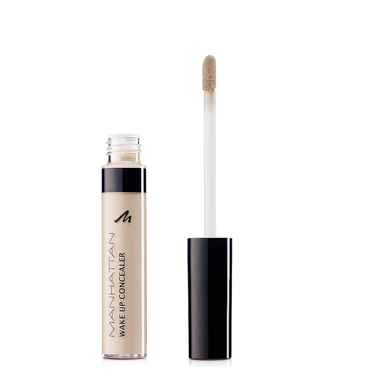 کانسیلر حاوی مرطوب کننده با کاور عالی برای پوشانندگی تیرگی و پف زیر چشم manhattan wake up concealer 001