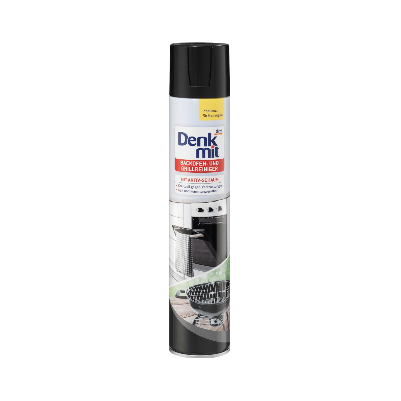 فوم جربی زدا گاز و گریل DENK MIT backofen und grillreiniger mit aktiv schaum 500ml